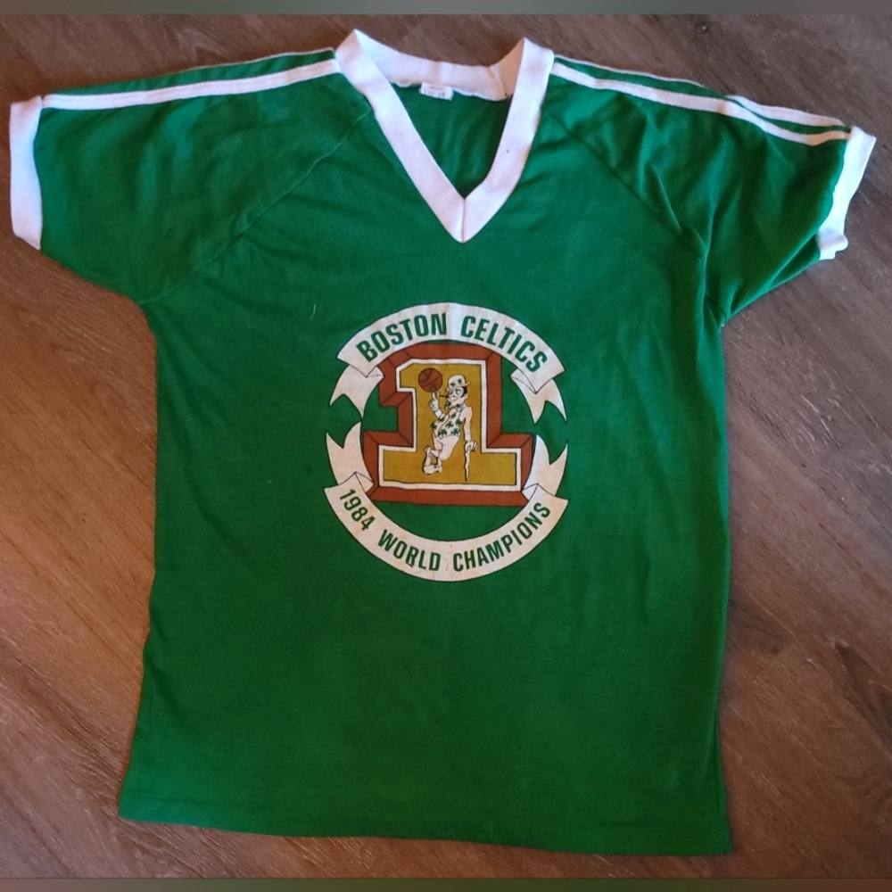 Boston Celtics 1984 NBA world champion vintage t-shirt XL - Picture 3 of 7